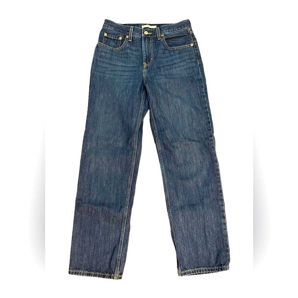 LEVI’S LOW PRO STRAIGHT, Size 27, dark wash, brand new